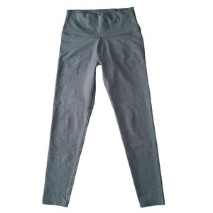Aerie Chill Play Move Gray Cropped Leggings Size S